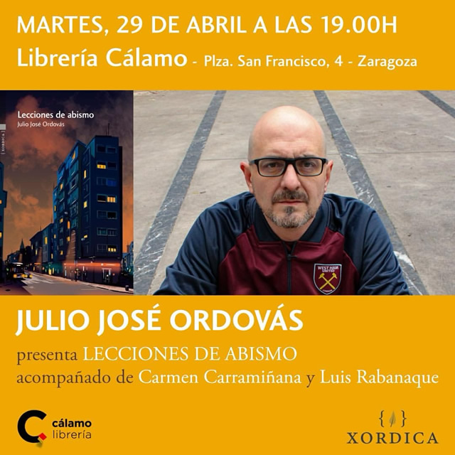 Julio José Ordovás presenta 'Lecciones de abismo'